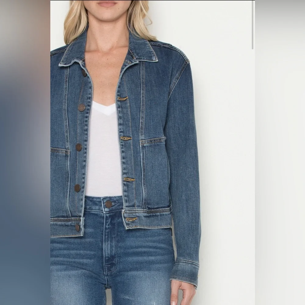 PARKER SMITH Denim Utility Jacket - Picture 5 of 7